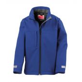 Result Kids Classic Soft Shell Jacket - Royal Blue Size 13-14