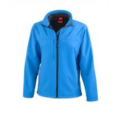 Result Ladies Classic Soft Shell Jacket - Azure Size XXL18