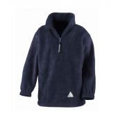 Result Kids/Youths Zip Neck Polartherm™ Fleece - Navy Size 12/14