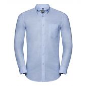 Russell Collection Tailored Long Sleeve Oxford Shirt - Oxford Blue Size 19.5