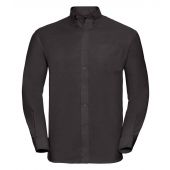 Russell Collection Long Sleeve Easy Care Oxford Shirt - Black Size 21