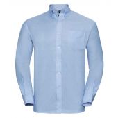 Russell Collection Long Sleeve Easy Care Oxford Shirt - Oxford Blue Size 21