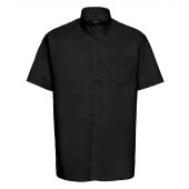 Russell Collection Short Sleeve Easy Care Oxford Shirt - Black Size 21