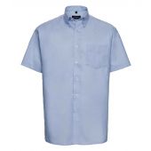 Russell Collection Short Sleeve Easy Care Oxford Shirt - Oxford Blue Size 21