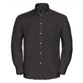 Russell Collection Long Sleeve Ultimate Non-Iron Shirt - Black Size 19.5