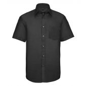 Russell Collection Short Sleeve Ultimate Non-Iron Shirt - Black Size 19.5