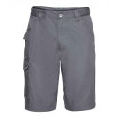 Russell Workwear Poly/Cotton Shorts - Convoy Grey Size 48