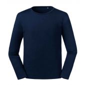 Russell Pure Organic Long Sleeve T-Shirt - French Navy Size 3XL