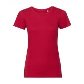 Russell Ladies Pure Organic T-Shirt - Classic Red Size XXL