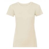Russell Ladies Pure Organic T-Shirt - Natural Size XXL