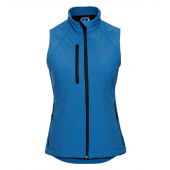Russell Ladies Soft Shell Gilet - Azure Size XXL