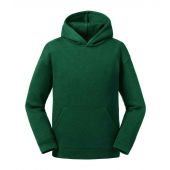 Russell Kids Authentic Hooded Sweatshirt - Bottle Green Size 13-14
