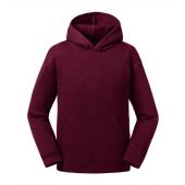 Russell Kids Authentic Hooded Sweatshirt - Burgundy Size 13-14