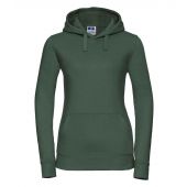 Russell Ladies Authentic Hooded Sweatshirt - Bottle Green Size XL