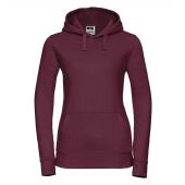 Russell Ladies Authentic Hooded Sweatshirt - Burgundy Size XL