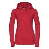 Russell Ladies Authentic Hooded Sweatshirt - Classic Red Size XL