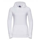 Russell Ladies Authentic Hooded Sweatshirt - White Size XL