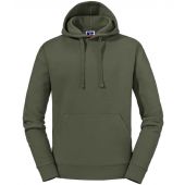 Russell Authentic Hooded Sweatshirt - Olive Green Size 3XL