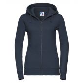 Russell Ladies Authentic Zip Hooded Sweatshirt - French Navy Size XXL