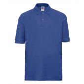 Russell Schoolgear Kids Poly/Cotton Piqué Polo Shirt - Bright Royal Size 11-12
