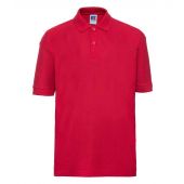 Russell Schoolgear Kids Poly/Cotton Piqué Polo Shirt - Classic Red Size 11-12