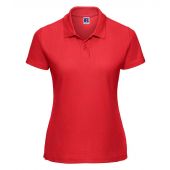 Russell Ladies Classic Poly/Cotton Piqué Polo Shirt - Bright Red Size 18