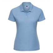 Russell Ladies Classic Poly/Cotton Piqué Polo Shirt - Sky Blue Size 18