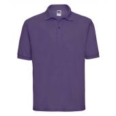 Russell Poly/Cotton Piqué Polo Shirt - Purple Size XXL