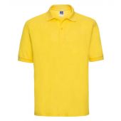 Russell Poly/Cotton Piqué Polo Shirt - Yellow Size XXL