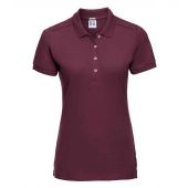 Russell Ladies Stretch Piqué Polo Shirt - Burgundy Size XXL