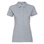 Russell Ladies Stretch Piqué Polo Shirt - Light Oxford Size XXL