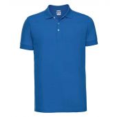 Russell Stretch Piqué Polo Shirt - Azure Size 3XL