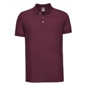 Russell Stretch Piqué Polo Shirt - Burgundy Size 3XL
