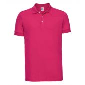 Russell Stretch Piqué Polo Shirt - Fuchsia Size 3XL