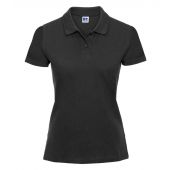 Russell Ladies Classic Cotton Piqué Polo Shirt - Black Size XXL