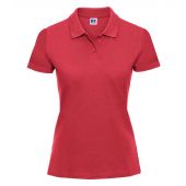 Russell Ladies Classic Cotton Piqué Polo Shirt - Classic Red Size XXL