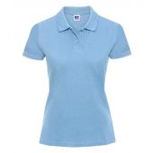 Russell Ladies Classic Cotton Piqué Polo Shirt - Sky Blue Size XXL