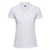 Russell Ladies Classic Cotton Piqué Polo Shirt - White Size XXL