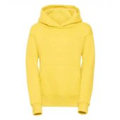 Russell Schoolgear Kids Hooded Sweatshirt - Yellow Size 11-12