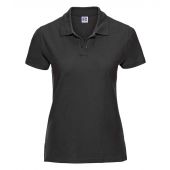 Russell Ladies Ultimate Cotton Piqué Polo Shirt - Black Size XXL