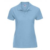 Russell Ladies Ultimate Cotton Piqué Polo Shirt - Sky Blue Size XXL