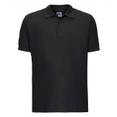 Russell Ultimate Cotton Piqué Polo Shirt - Black Size 4XL