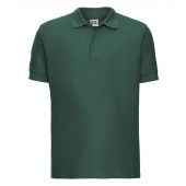 Russell Ultimate Cotton Piqué Polo Shirt - Bottle Green Size 4XL