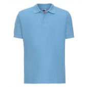 Russell Ultimate Cotton Piqué Polo Shirt - Sky Blue Size 4XL