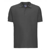 Russell Ultimate Cotton Piqué Polo Shirt - Titanium Size 4XL