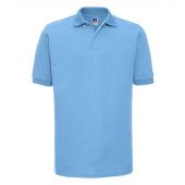 Russell Hardwearing Poly/Cotton Piqué Polo Shirt - Sky Blue Size 4XL