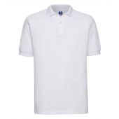 Russell Hardwearing Poly/Cotton Piqué Polo Shirt - White Size 6XL
