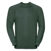 Russell Raglan Sweatshirt - Bottle Green Size 4XL
