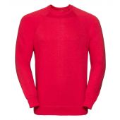 Russell Raglan Sweatshirt - Classic Red Size XXL