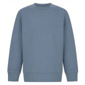 SF Minni Kids Sustainable Curved Hem Sweatshirt - Stone Blue Size 11-12
